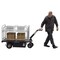 Vestil Traction Drive Cart 1 Shelf 33 in 750 lb 24 3/4 x 46 NE-CART-3 - alternate 2
